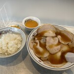 中華そば 一力 - チャーシューメン＆ライス並