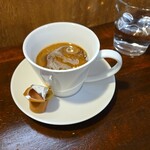 キッチン ブルー グローブ - ホワイトコーヒーへ