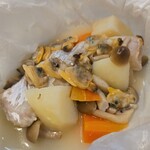 キッチン ブルー グローブ - カルトッチョのアップ