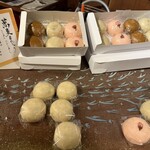 九つ井 - 蕎麦まんじゅうをお土産に買いました