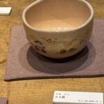 九つ井 - 店内で販売している抹茶茶椀、ほしいけどちょっと高いので見るだけ笑笑
