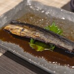 鵠沼海岸 蕎麦兄 - にしん棒煮（850円）。