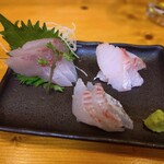 大衆酒場 るはり屋 - 白身魚3点盛(590円)