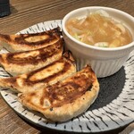 バル DAKEジャナイ中華 - ねぎ味噌餃子¥400