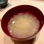 鮨きむら - 味噌汁