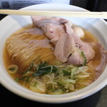 丿貫 - 梭子魚と鮭の重ね蕎麦