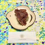 おせきもち - よもぎ餅の香りがとても良かった