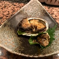 鉄板 かや乃 - 鮑