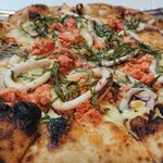 石窯PIZZAバル 四季 - イカ明太ピッツァ(テイクアウト)
