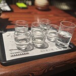 葱ぼうず - 利き酒6種セットはコスパ最高！！！