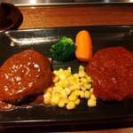 ハンバーグ・ステーキ&J - ダブルハンバーグ