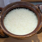 好日 - 炊き上がったばかりのごはん。