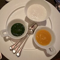 イタリアンダイニング ケシキ - 無料の離乳食　これと、コーンスープをいただきました。