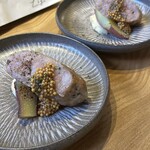 食堂Light - 自家製サルシッチャと紅はるかのグリル