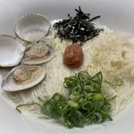 SOMEN BAR 白線屋 - 山椒香るはまぐり素麺 1700円