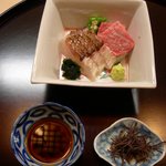 千花 - 名物!?塩昆布で食するお造り