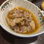 寿司居酒屋・藤 - 親鶏のしょうゆ煮