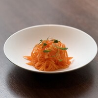 人参のマリネ、オレンジとコリアンダー風味