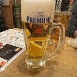 魚と日本酒×焼き鳥 田町商店 - 生ビール