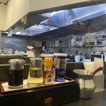 松壱家 - カウンター席からの眺め