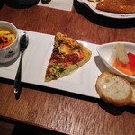 檸檬 - キッシュプレート（鮭と九条ねぎのキッシュ）【セット700円】