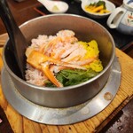 食家あさくさ - カニ味噌カニ釜飯