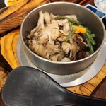 食家あさくさ - 舞茸とり釜飯