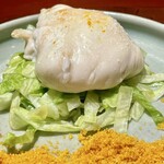 馳走 啐啄一十  - ⑧白子の炭焼きと自家製のからすみ