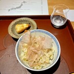 馳走 啐啄一十  - ⑩蕗の薹となにわ野菜ご飯　鰆の山椒焼き