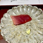 馳走 啐啄一十  - ⑥お造り
      　背トロ（長崎産）