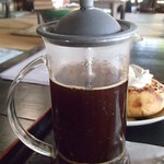 カフェ えどもんず - 本日のおすすめコーヒーとバームクーヘンのセット