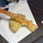 川崎 天婦羅 玄天 - 丸十と海老