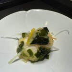 川崎 天婦羅 玄天 - 鯛の若竹あんかけ