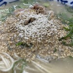 元祖ラーメン長浜家 - 化粧後のアップ♩