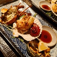 鉄板焼　ぼんの - 伊勢海老、鮑、海鮮の鉄板焼