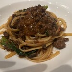 ワインとイタリア料理 141 - 鹿肉のラグーパスタ