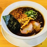 麺処M - 辛とんこつ850円(中太麺選択、細麺選択も可)