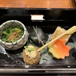 魚料理専門 魚魚一 - 前菜盛合せ　本日の逸品