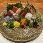 魚料理専門 魚魚一 - 刺身の盛り合わせ
      遠州灘、浜名湖の地魚