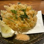 魚料理専門 魚魚一 - 桜海老のかき揚げ