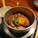和酒と和談 かこみ料理 醍庵 - 能登牛ステーキとウニの釜めし