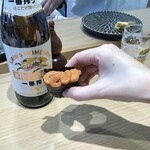 立ち食い寿司 極 - 網野のウニです。