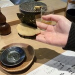 立ち食い寿司 極 - 平貝のいそべです。