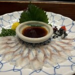 魚料理専門 魚魚一 - 回想　名物浜名湖うなぎ刺身
