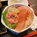 富寿し - おかわり三回目でミニ海鮮丼