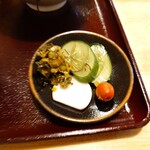 宗谷 - ◯漬物
高菜、きゅうりの浅漬け、梅干し