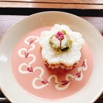 Vegan Cafe PQ's - 3月限定桜のカレー 可愛すぎ♡