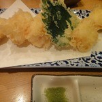 海の幸 美味 - アナゴの天ぷら