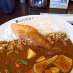 CoCo壱番屋 - 料理写真:やさいカレー1辛300g、フィッシュフライ