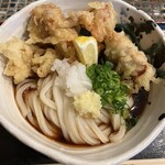 たけうちうどん店 - とり天ぶっかけ　980円